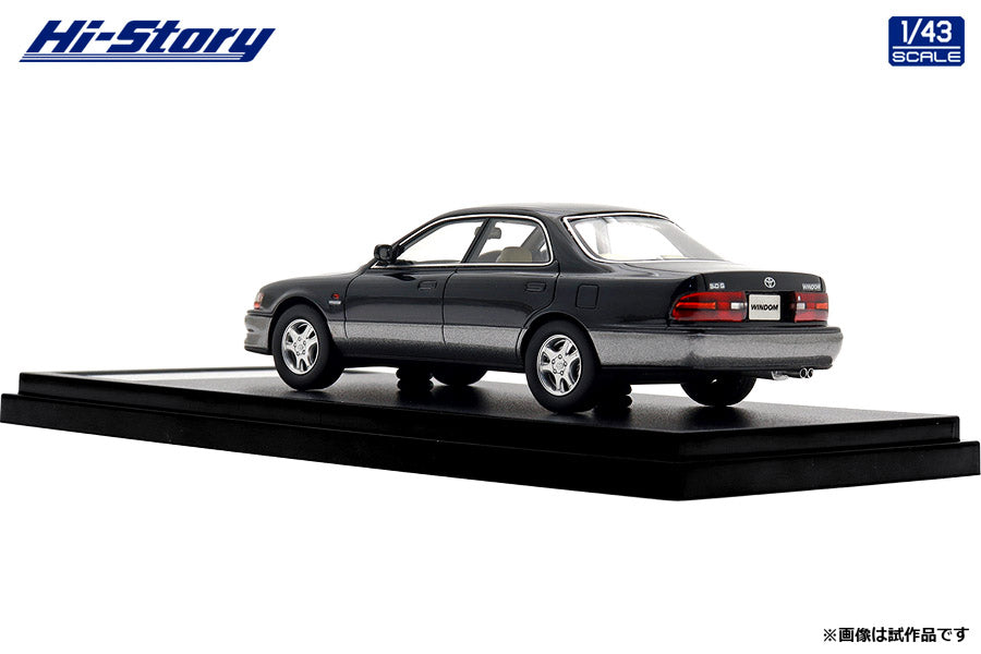 [ Back-order ] Hi-Story HS466BK 1:43 Toyota WINDOM 3.0G 1991 Black Toning G resin model car