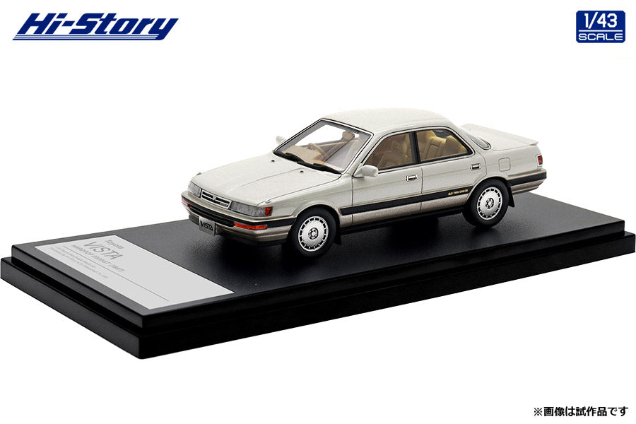 [ Back-order ] Hi-Story HS469GL 1:43 Toyota VISTA HARDTOP 2000GT 1987 Pearl Fragrance Stone resin model car
