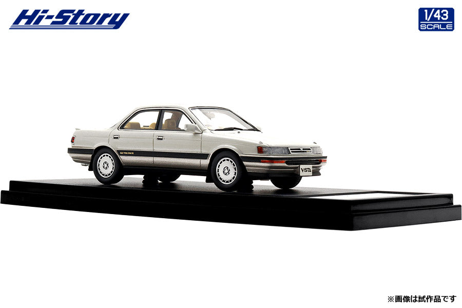 [ Back-order ] Hi-Story HS469GL 1:43 Toyota VISTA HARDTOP 2000GT 1987 Pearl Fragrance Stone resin model car