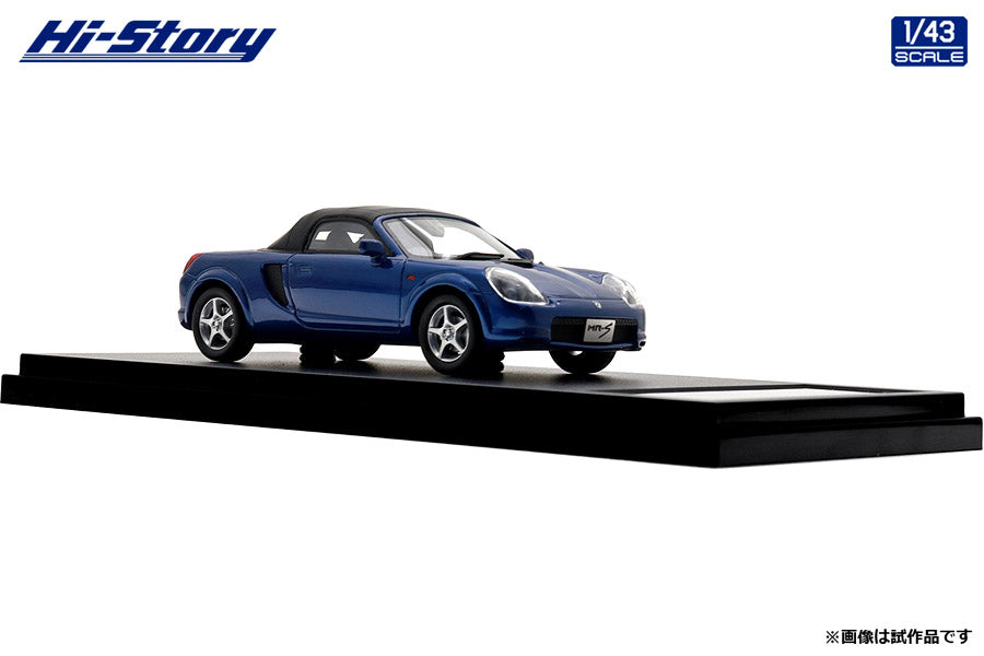 [ Back-order ] Hi-Story HS478BL 1:43 Toyota MR-S S EDITION 1999 Blue Mica resin model car