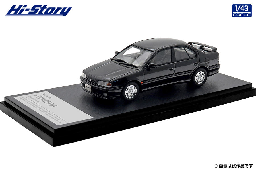[ Back-order ] Hi-Story HS480BK 1:43 NISSAN PRIMERA 2.0 Te 1990 Super Black resin model car