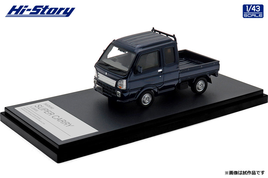 [ Back-order ] Hi-Story HS482BL 1:43 Suzuki Super Carry X 2023 Nocturne Blue Pearl resin model car