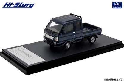 [ Back-order ] Hi-Story HS482BL 1:43 Suzuki Super Carry X 2023 Nocturne Blue Pearl resin model car