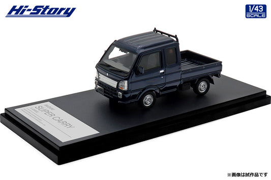 [ Back-order ] Hi-Story HS482BL 1:43 Suzuki Super Carry X 2023 Nocturne Blue Pearl resin model car