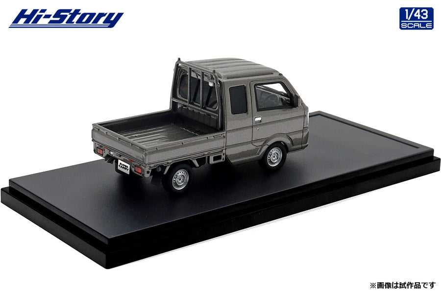 [ Back-order ] Hi-Story HS482GY 1:43 Suzuki Super Carry X 2023 Moss Gray Metallic resin model car