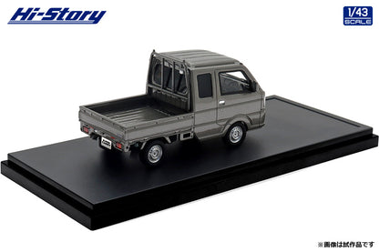 [ Back-order ] Hi-Story HS482GY 1:43 Suzuki Super Carry X 2023 Moss Gray Metallic resin model car