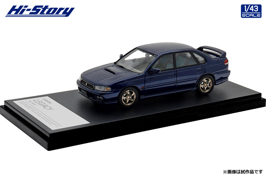 [ Back-order ] Hi-Story HS499BL 1:43 SUBARU LEGACY RS 1997 Royal Blue Mica resin model car