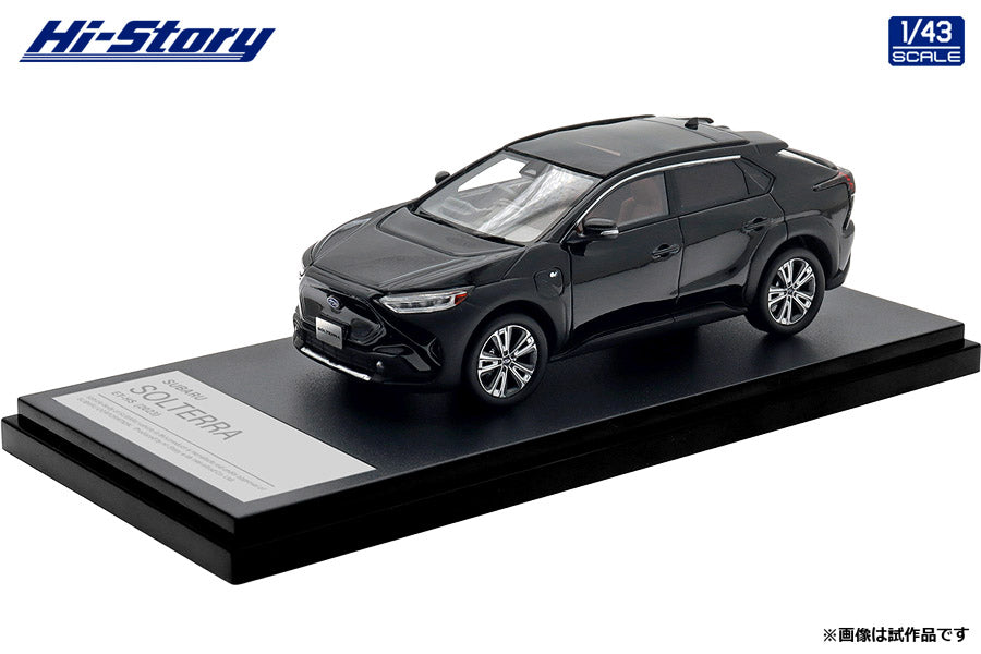 [ Back-order ] Hi-Story HS503BK 1:43 SUBARU SOLTERRA ET-HS 2023 Black resin model car