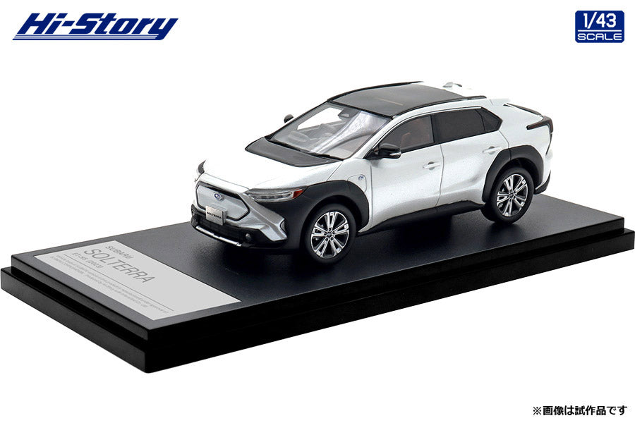 [ Back-order ] Hi-Story HS503WH 1:43 SUBARU SOLTERRA ET-HS 2023 Platinum White Pearl Mica resin model car