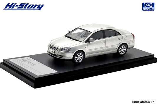 [ Back-order ] Hi-Story HS504SL 1:43 Toyota AVENSIS Li 2003 Silver Metallic resin model car