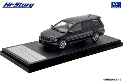[ Back-order ] Hi-Story HS505BK 1:43 MITSUBISHI LANCER CEDIA WAGON Ralliart Edition 2001 Amethyst Black resin model car