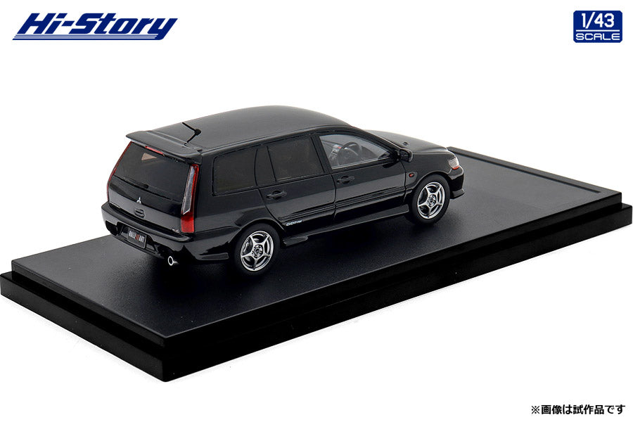 [ Back-order ] Hi-Story HS505BK 1:43 MITSUBISHI LANCER CEDIA WAGON Ralliart Edition 2001 Amethyst Black resin model car