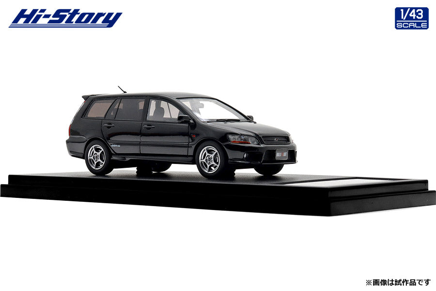[ Back-order ] Hi-Story HS505BK 1:43 MITSUBISHI LANCER CEDIA WAGON Ralliart Edition 2001 Amethyst Black resin model car