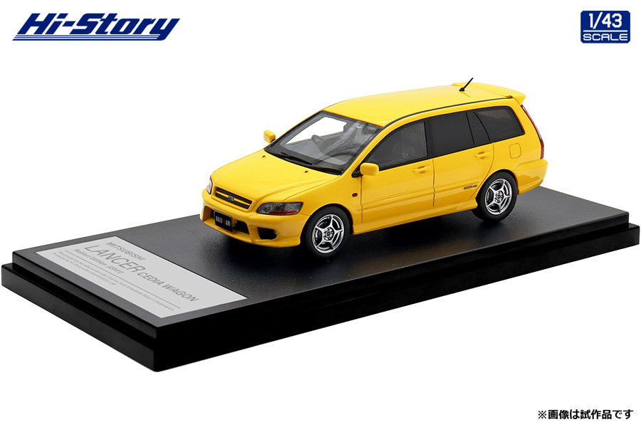 [ Back-order ] Hi-Story HS505YE 1:43 MITSUBISHI LANCER CEDIA WAGON Ralliart Edition 2001
Dandelion Yellow resin model car