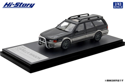[ Back-order ] Hi-Story HS506BK 1:43 MAZDA CAPELLA WAGON FX 1994 Brilliant Black Silent Silver Metallic resin model car