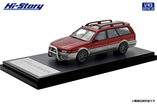 [ Back-order ] Hi-Story HS506RE 1:43 MAZDA CAPELLA WAGON FX 1994Passion Rose Mica Silent Silver Metallic resin model car