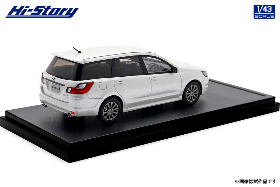 [ Back-order ] Hi-Story HS518WH 1:43 SUBARU EXIGA 2.0GT 2008 Satin White Pearl resin model car