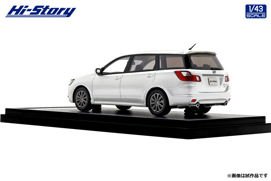 [ Back-order ] Hi-Story HS518WH 1:43 SUBARU EXIGA 2.0GT 2008 Satin White Pearl resin model car