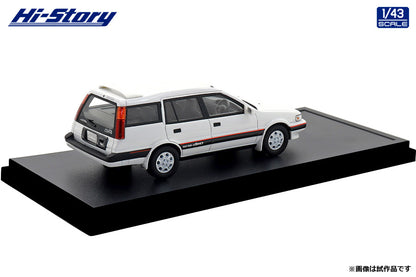 [ Back-order ] Hi-Story HS520WH 1:43 Toyota SPRINTER CARIB AV-II TOURING SPECIAL 1988 Super White II Resin model car