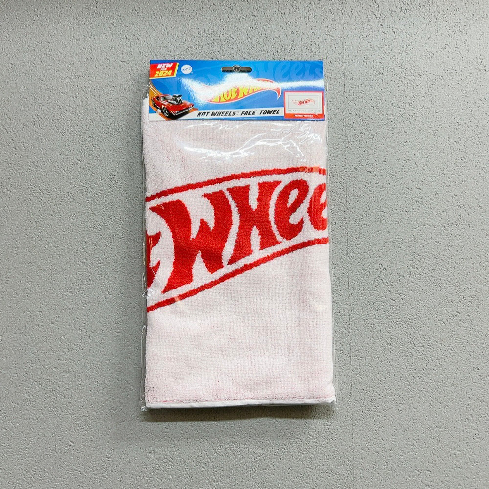 HWU69091 Hot Wheels Face Towel WH White