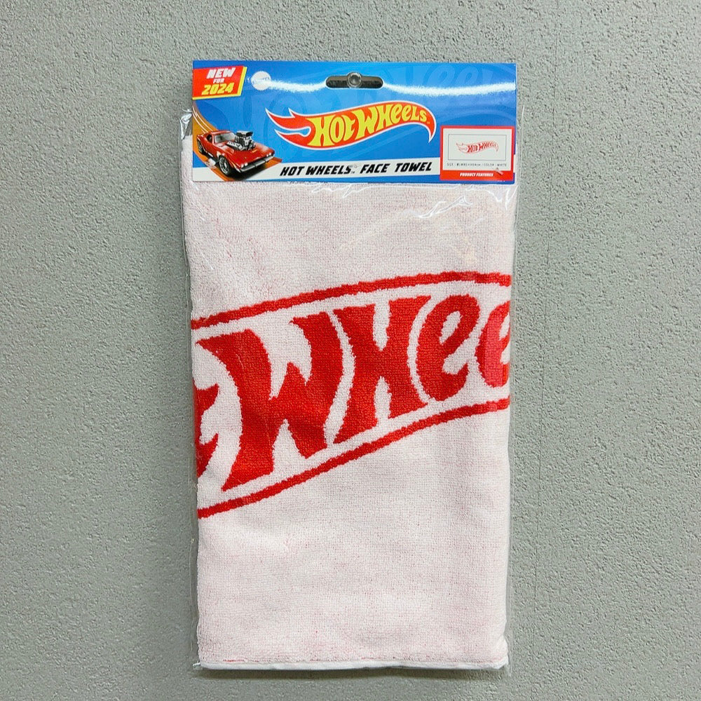 HWU69091 Hot Wheels Face Towel WH White