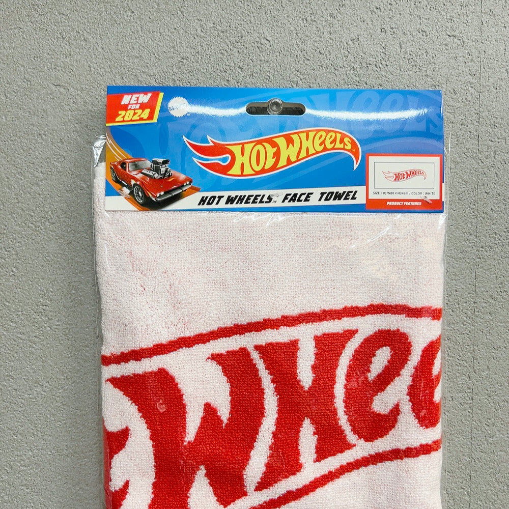 HWU69091 Hot Wheels Face Towel WH White