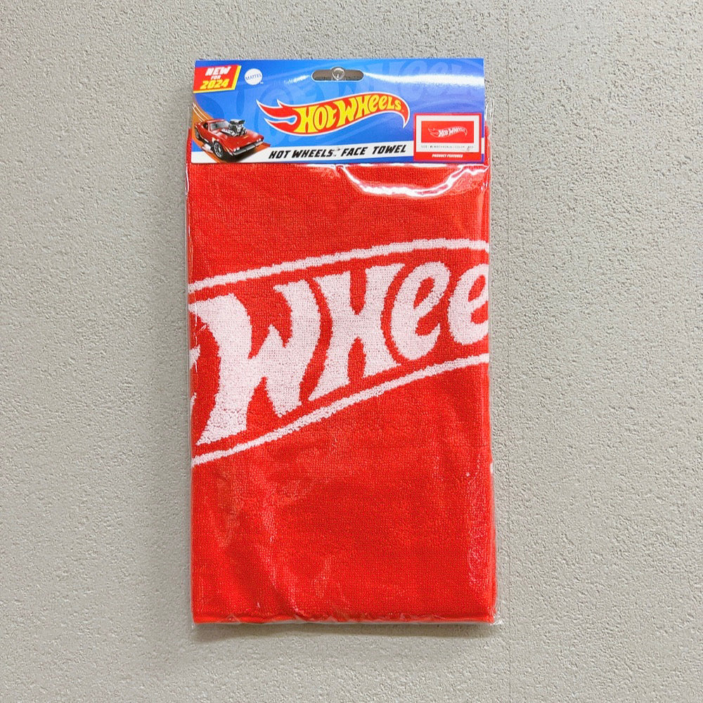 HWU69092 Hot Wheels Face Towel Red