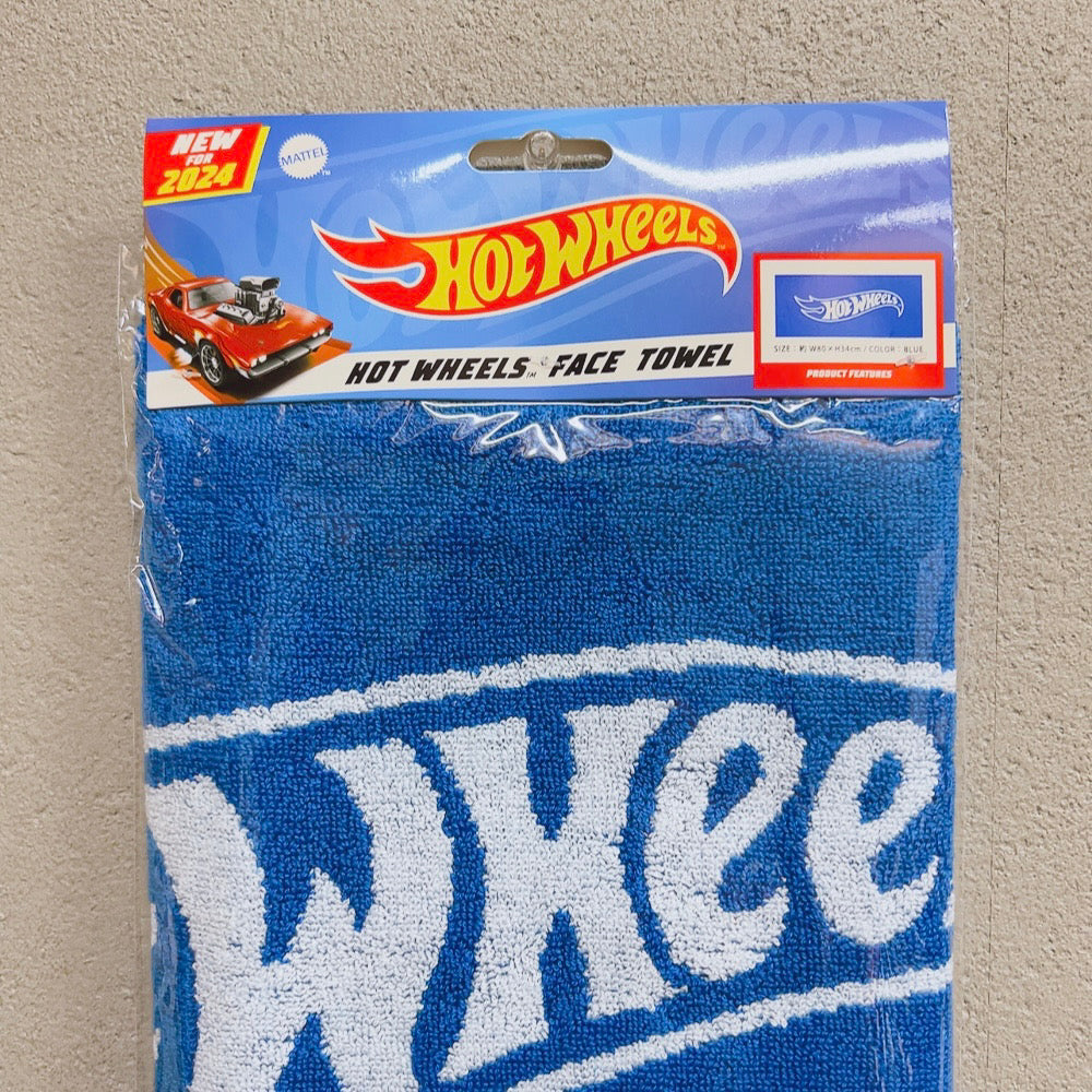 HWU69093 Hot Wheels Face Towel BL Blue