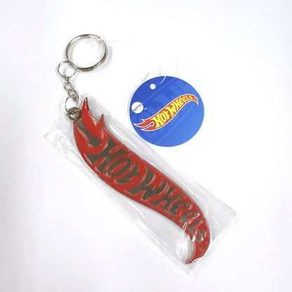 HWU87588 Hot Wheels Metal Key Chain Large RD 10cm Red