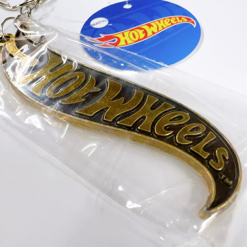 HWU87589 Hot Wheels Metal Keychain VGD 8cm Vintage Gold