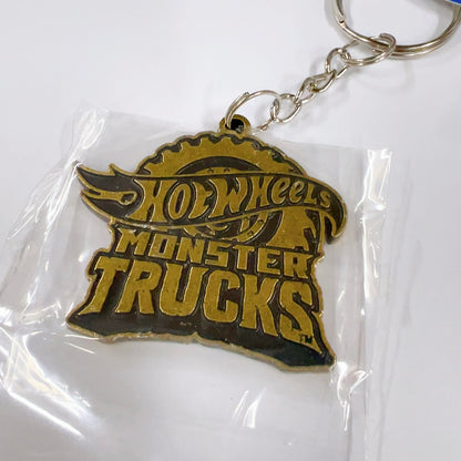 HWU87591 Hot Wheels Metal Keychain Monster Truck VGD Vintage Gold