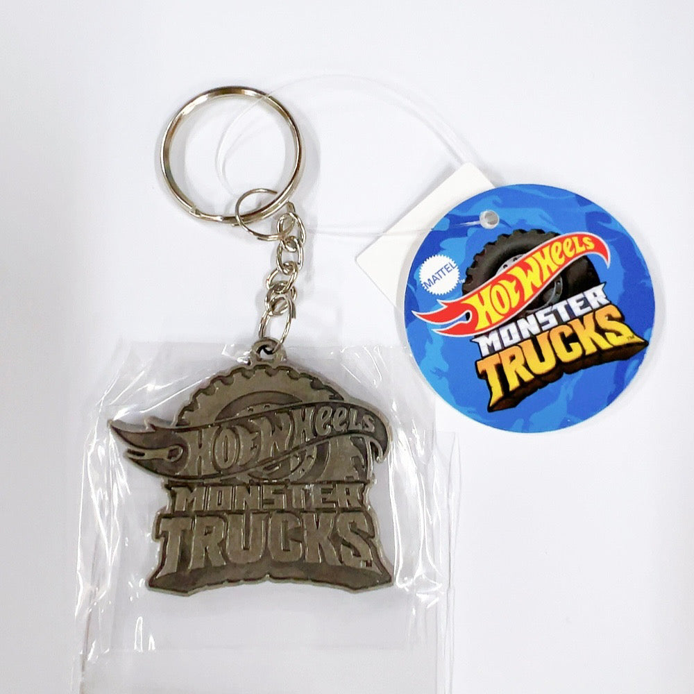 HWU87592 Hot Wheels Metal Keychain Monster Truck VSV Vintage Silver