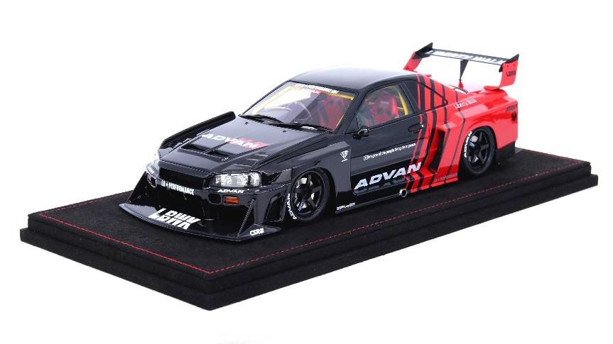 [ Back-order ] INNO Models IN18R-ER34-AD 1:18 SKYLINE "LBWK" (ER34) Super Silhouette "ADVAN