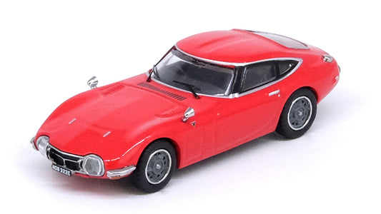 [ Back-order ]  INNO Models IN64-2000GT-RED 1:64 Toyota 2000GT Solar Red