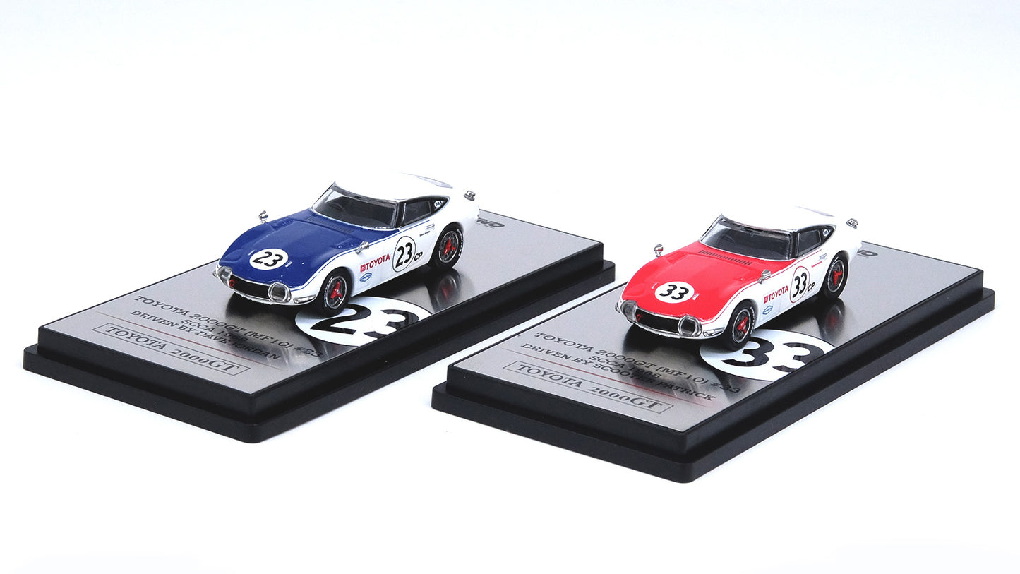 [ Back-order ] INNO Models IN64-2000GT-SCCA68-BS 1:64 Toyota 2000GT #23 & #33 SCCA 1968 Box Set