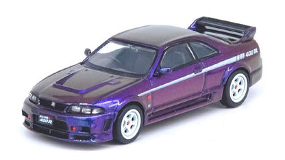 [ Back-order ] INNO Models IN64-400R-HKTS23 1:64 Nissan SKYLINE GT-R (R33) NISMO 400R Midnight Purple II Hong KongToycar Salon 2023