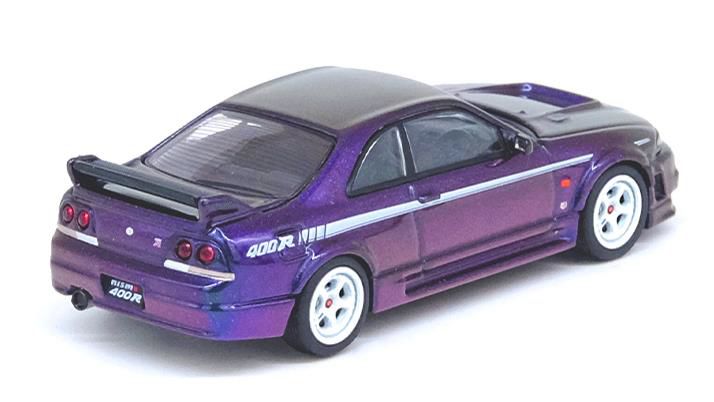 [ Back-order ] INNO Models IN64-400R-HKTS23 1:64 Nissan SKYLINE GT-R (R33) NISMO 400R Midnight Purple II Hong KongToycar Salon 2023