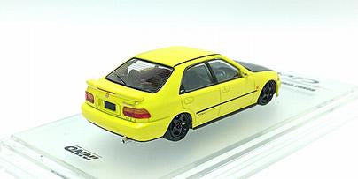 [ Back-order ] INNO Models IN64-EG9-YLTS 1:64 Honda Civic Ferio SiR EG9 Yellow Replacement wheel set, decals included