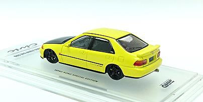 [ Back-order ] INNO Models IN64-EG9-YLTS 1:64 Honda Civic Ferio SiR EG9 Yellow Replacement wheel set, decals included