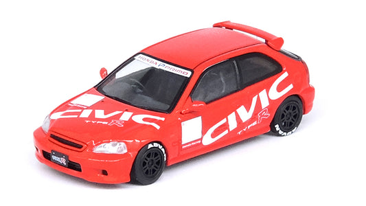 [ Back-order ] INNO Models IN64-EK9-REDC 1:64 Honda Civic Type-R EK9 "CIVIC" Red