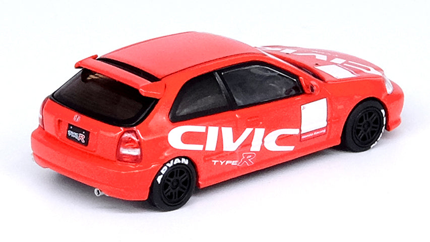 [ Back-order ] INNO Models IN64-EK9-REDC 1:64 Honda Civic Type-R EK9 "CIVIC" Red