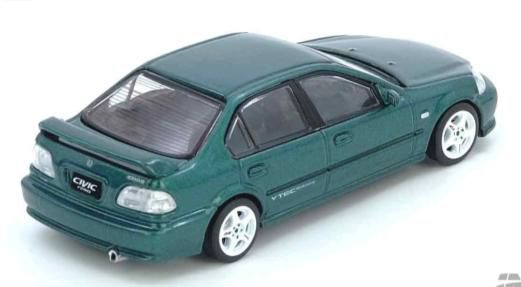 [ Back-order ] INNO Models IN64-EKS-GREEN 1:64 Honda Civic Ferio Si EK Green model car
