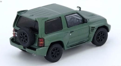 [ Back-order ] INNO Models IN64-EVOP-SGRE 1:64 Mitsubishi Pajero Evolution Satin Green model car