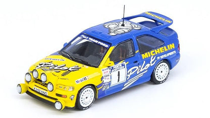 IN64-FERS-1BR94 INNO Models 1:64 Ford Escort RS COSWORTH #1 MICHELIN PILOT British Rally Championship 1994 M.Wilson / B.Thomas