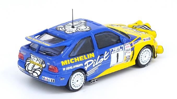 IN64-FERS-1BR94 INNO Models 1:64 Ford Escort RS COSWORTH #1 MICHELIN PILOT British Rally Championship 1994 M.Wilson / B.Thomas