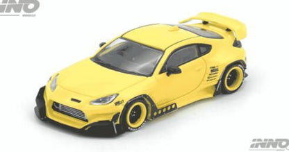 [ Back-order ] INNO Models IN64-GR86P-YELLOW 1:64 Toyota GR86 "PANDEM" Yellow model car