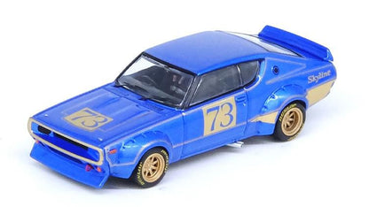 [ Back-order ] INNO Models IN64-KPGC110RC-BLU 1:64 Nissan Skyline 2000 GT-R (KPGC110) Racing Concept Blue