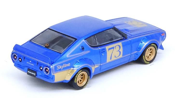 [ Back-order ] INNO Models IN64-KPGC110RC-BLU 1:64 Nissan Skyline 2000 GT-R (KPGC110) Racing Concept Blue