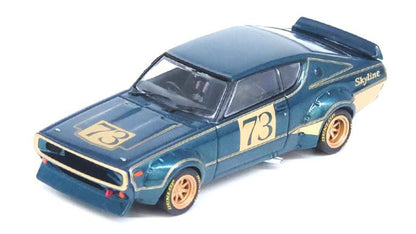 [ Back-order ] INNO Models IN64-KPGC110RC-GRN 1:64 Nissan Skyline 2000 GT-R (KPGC110) Racing Concept Green