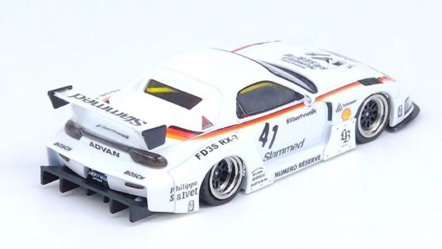 [ Back-order ] INNO Models IN64-LBWK-RX7-02 1:64 Mazda RX7 FD3S LB-WORKS Super Silhouette White model car
